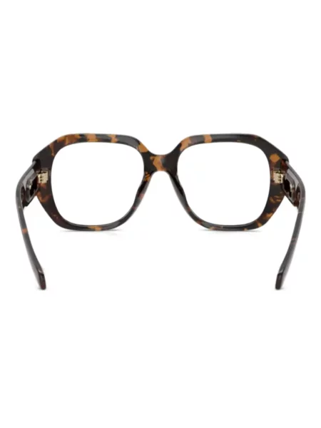 Ochelari de soare Michael Kors cu imprimeu geometric maro