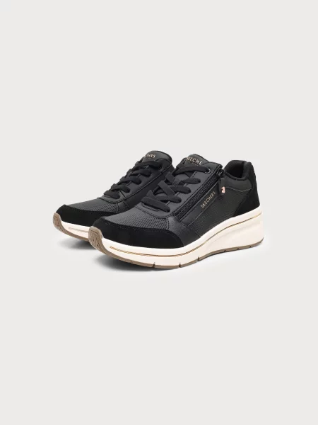 SKECHERS Nízke tenisky BILLION FLEX LUXE UP' čierna
