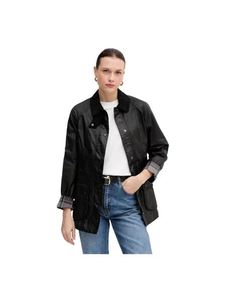 Barbour Kurtka Beadnell blau czarna