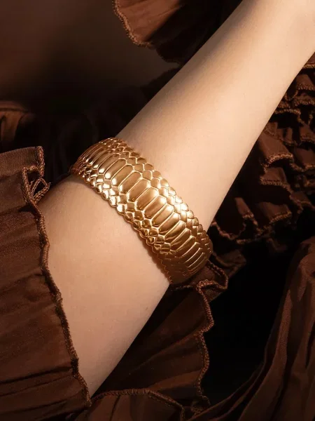 Позолочений браслет Lilou Snake