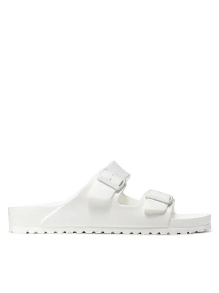 Papuci Birkenstock alb