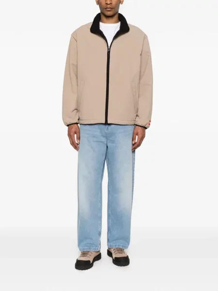 Geacă The North Face din fleece roșu