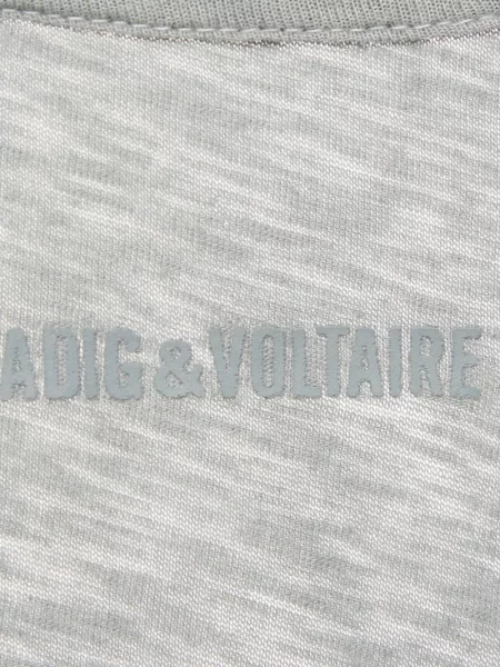 Тениска Zadig&voltaire с принт сиво