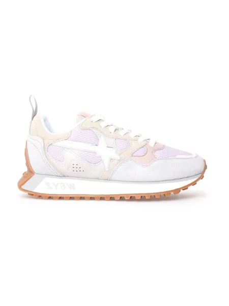 Sneakersy W6yz zamszowe w miejskim stylu beżowe