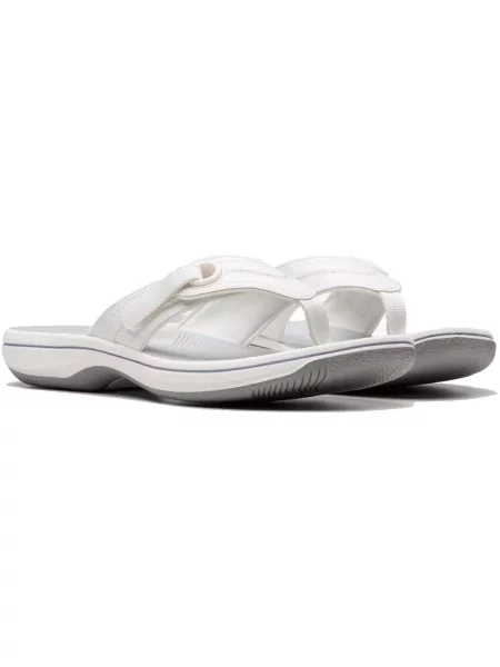 Félcipő Clarks fehér