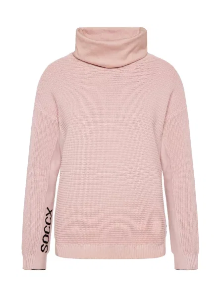 Soccx Pulover roz negru
