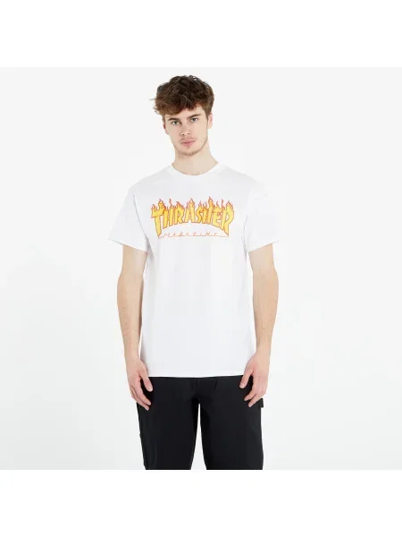 Tricou Thrasher cu autograf alb