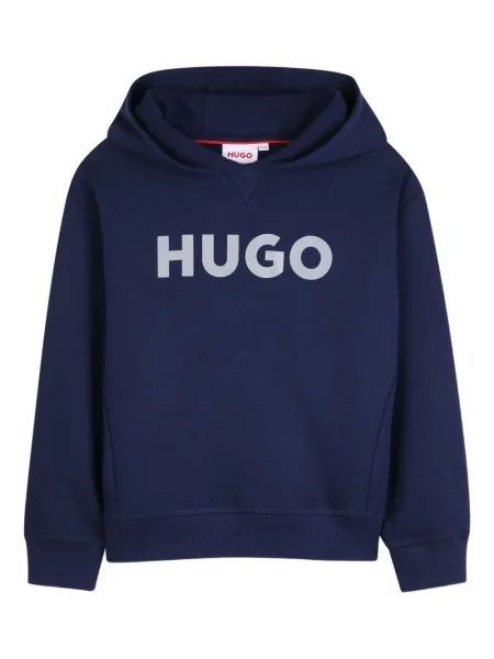 Dětska mikina s kapucí Hugo modrá