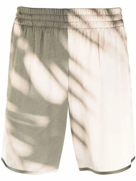 Шорти Blue Sky Inn с принт с tie-dye ефект синьо