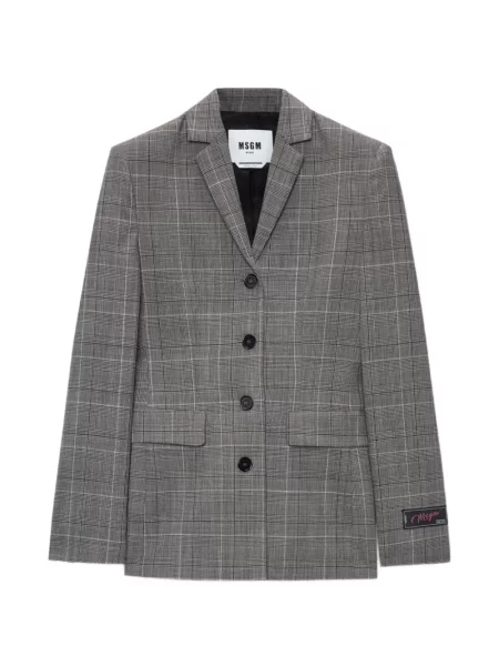 Sacou Msgm în carouri gri