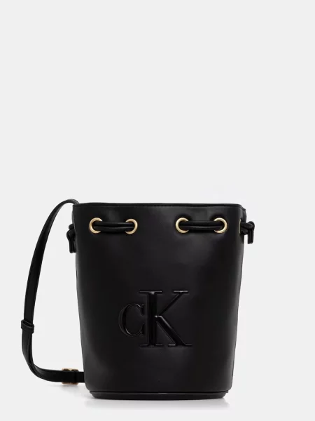 Calvin Klein Geantă Bold Ck Small negru