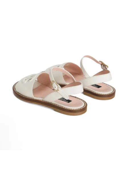 Sandały dziecięce Dolce And Gabbana białe