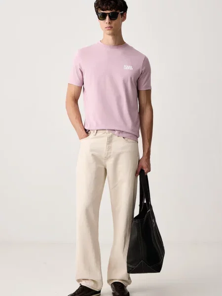 Karl Lagerfeld Tricou roz