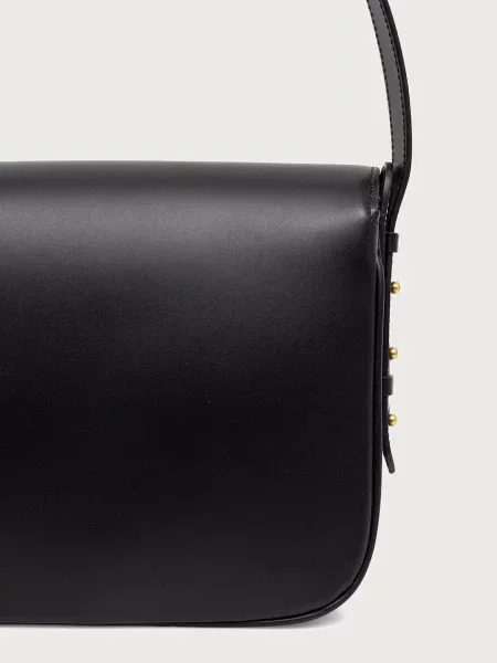 Soeur torebka crossbody skórzana BELLISSIMA MAXI czarna