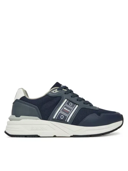 Blauer Sneakersy Tmavomodrá