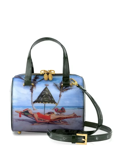 Geantă shopper Tyler Ellis verde