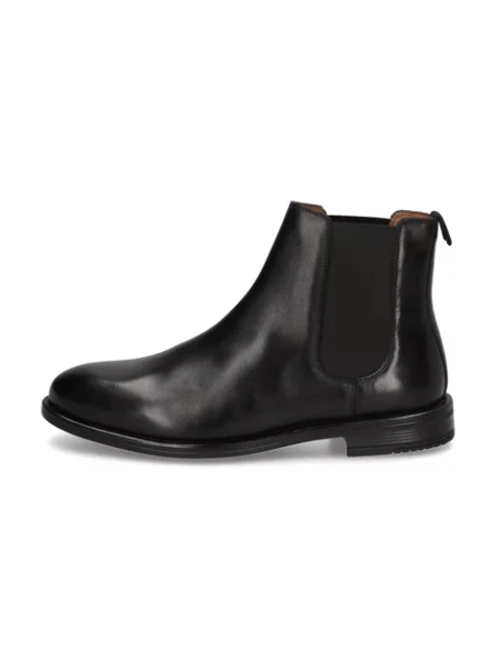 Kožené chelsea boots Lazzarini černé