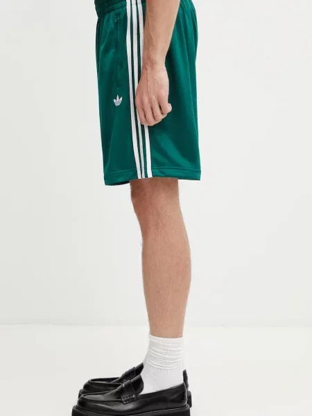 Adidas Szorty sportowe Firebird zielony