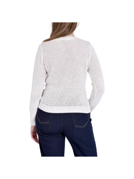 Pulover Linea Emme Marella alb