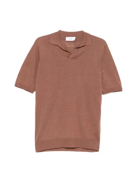Dzianinowy sweter Lardini brązowy