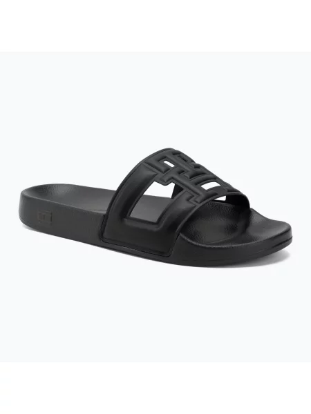 Șlapi pentru femei Tommy Hilfiger Monogram black negru