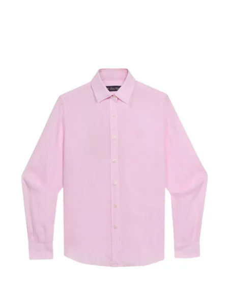Cămașă Brooks Brothers cu broderie de in roz