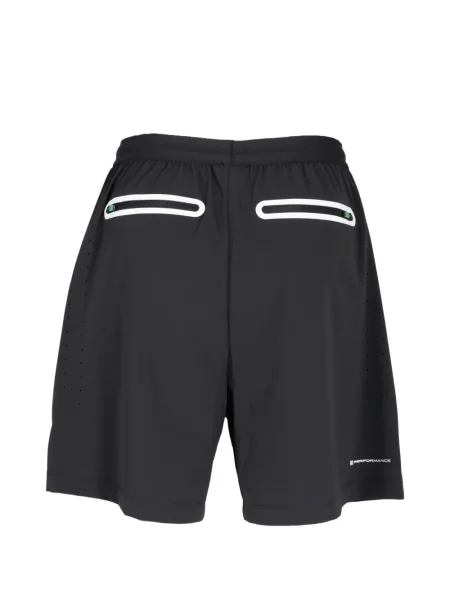 Golf pantaloni scurți Malbon Golf cu imagine negru
