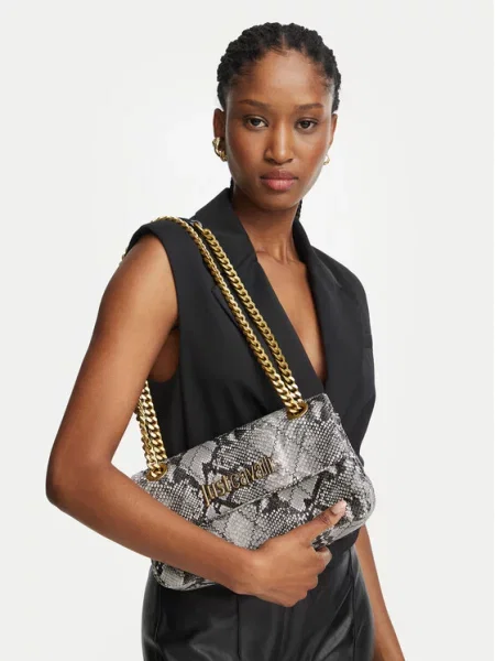 Just Cavalli Rankinė Sidabrinė