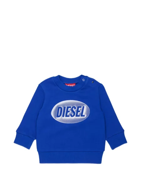 Bluza z kapturem dziecięca Diesel niebieska