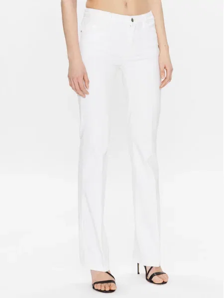 Guess Blugi Sexy Boot Skinny Fit alb