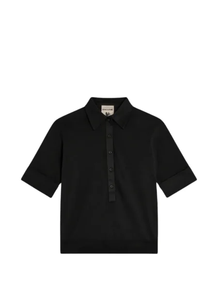 Krótki top Semicouture czarny