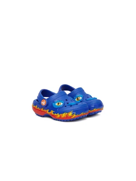 Natikače Crocs Toddler Classic IAM Dragon Lights Clog plava