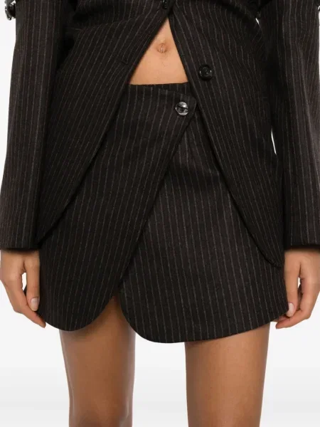 Mini fusta mini Coperni plic mini maro