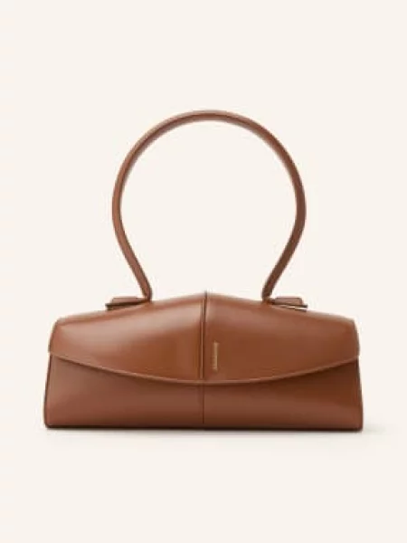 Kabelka Jil Sander hnědá