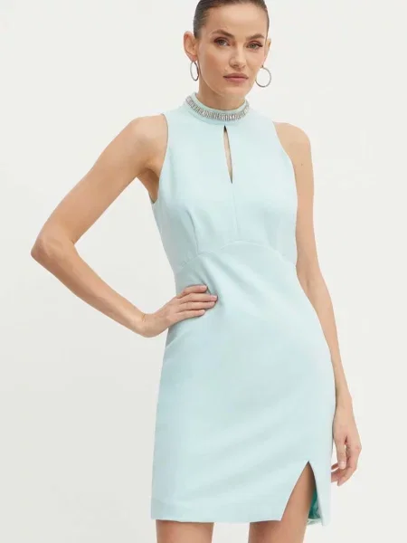 Morgan rochie REDJI turcoaz mini drept REDJI