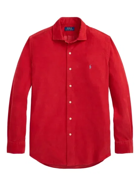 Kratak samt polo majica Polo Ralph Lauren s vezom crna