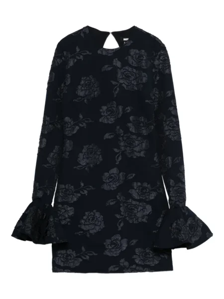 Rochie mini Rotate Birger Christensen cu model floral de costum albastru