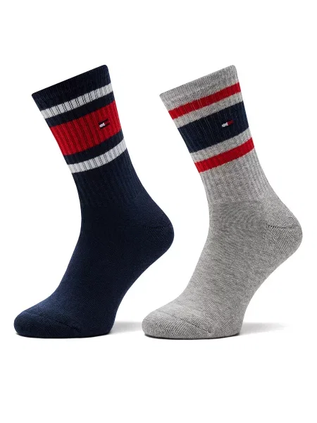 Duge čarape Tommy Hilfiger Tamnoplava