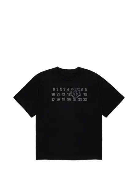 Dětské tričko Mm6 Maison Margiela černé