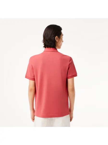 Lacoste Koszulka Polo Smart Paris Z Elastycznej Bawełny różowa