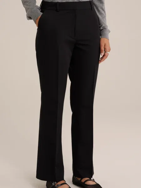 WE Fashion Pantaloni negru