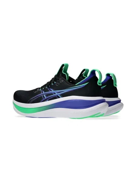 Pánske bežecké topánky ASICS Gel-Nimbus 28 black/cobalt burst čierna