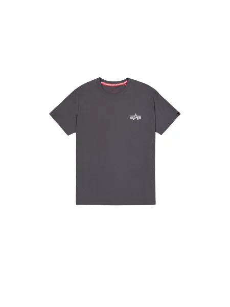 ALPHA INDUSTRIES Tricou gri taupe / roșu alb