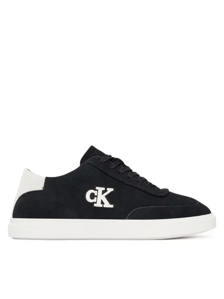 Αθλητικά Calvin Klein Low Pro Cups Wt Suede Mg μαύρο