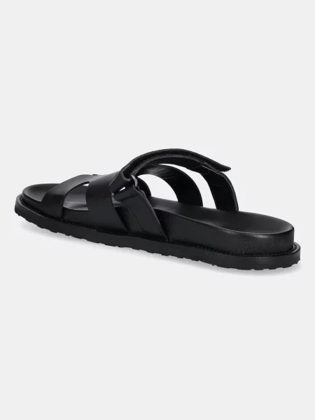 Kožené pantofle Steve Madden Manu černá