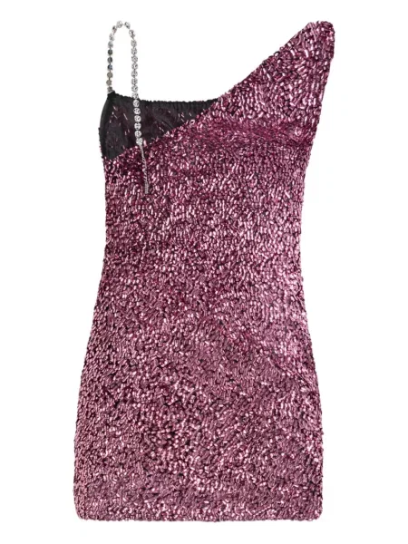 Rochie mini Area cu paiete de costum roz