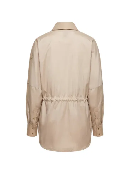 Lung cămașă Moncler din piele