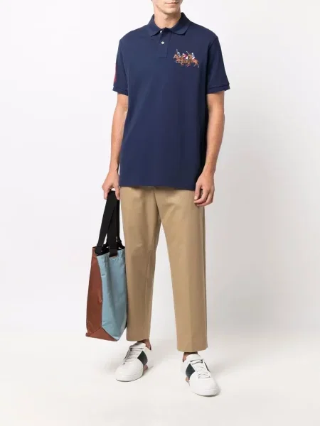 Polo marškinėliai Polo Ralph Lauren mėlyna