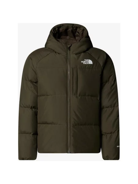Kurtka z kapturem The North Face North Down brązowa chłopięce XS zielona