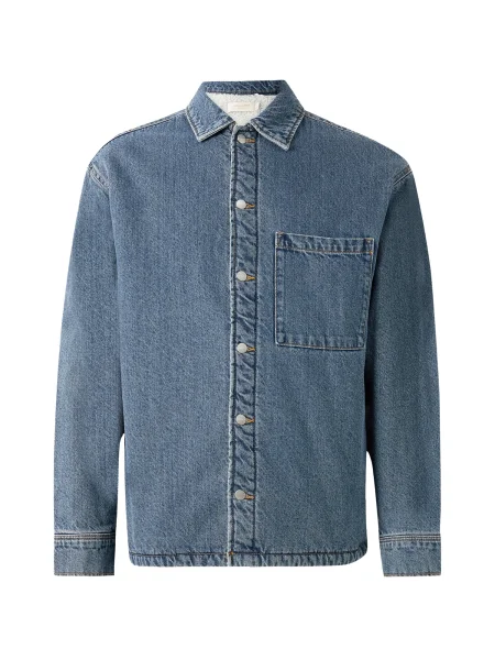 JACK & JONES Geacă de primăvară-toamnă JAMES denim albastru